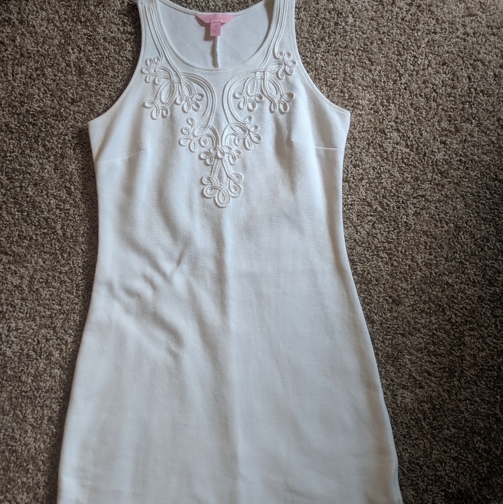 Lilly Pulitzer White Shift Dress